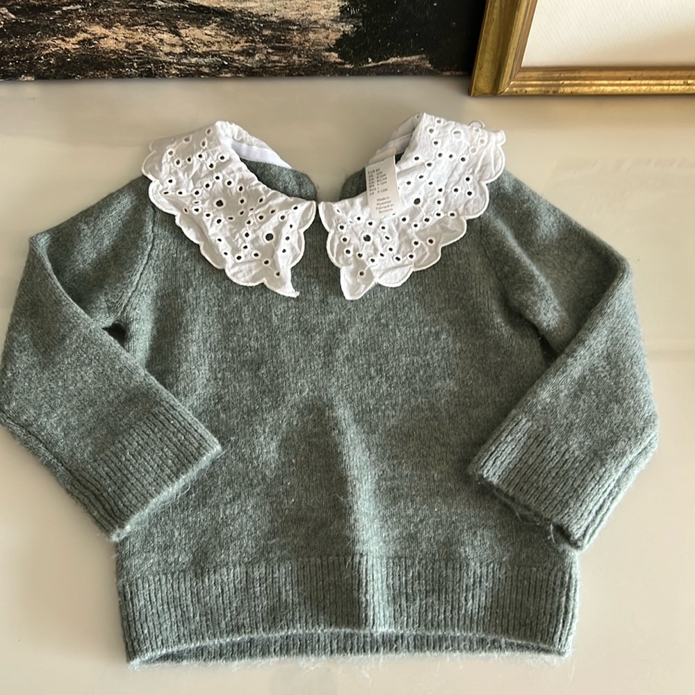 H&M Infant Collared Sweater. Size 12 Months.